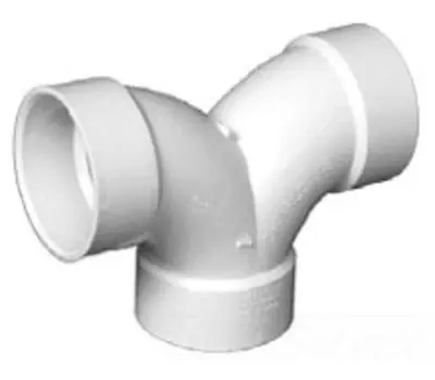 SK0439440-US20260702-105043-0 CHARLOTTE PIPE PVC003270800 2 in. Hub x Hub x Hub PVC DWV Double 90-degree Bend Replacement MPN - Image 1