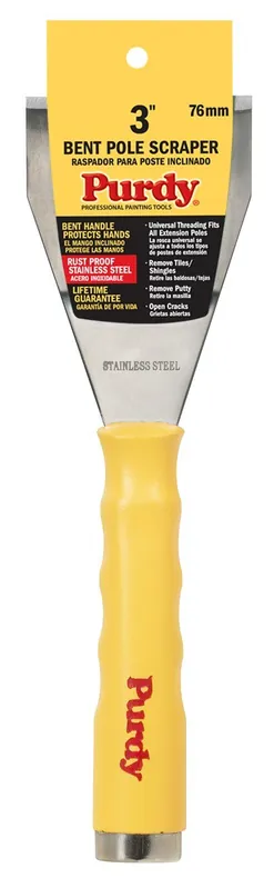 Purdy 14A900540 Premium Bent Pole Scraper 3 Inch