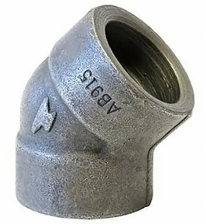 Anvil 0362013203 45-Degree Elbow Forged Steel 3/4 in x 3/4 in Pipe Size Class 3000