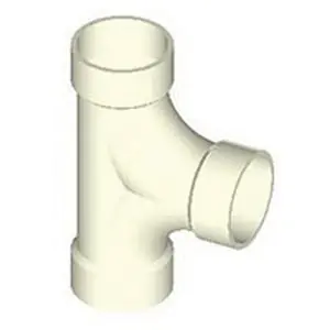 Napco D1006 6 in DWV PVC 2-Way Cleanout Tee