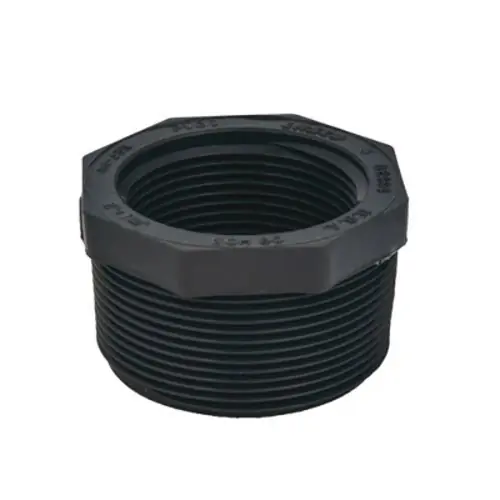 SK0439890-US20260702-105043-0 Lasco 839-072 1/2 x 1/4 Schedule 80 Gray PVC Threaded Reducing Bushing - Image 1
