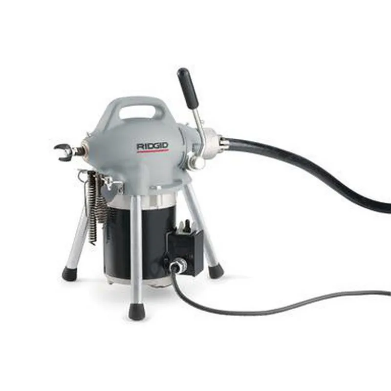 RIDGID 58920 100 ft. Electric Sectional Machine 1/6 hp (Machine Only) K-50