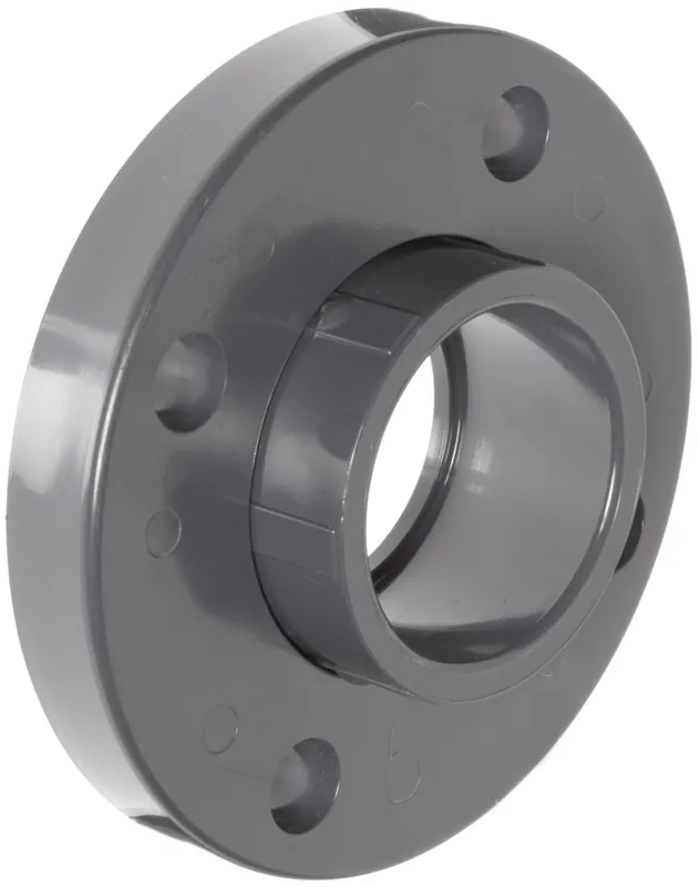 SK0439964-US20260702-105043-0 Spears 854-010 PVC Pipe Fitting, Van Stone Flange, Class 150, Schedule 80, Gray, 1 Socket - Image 1
