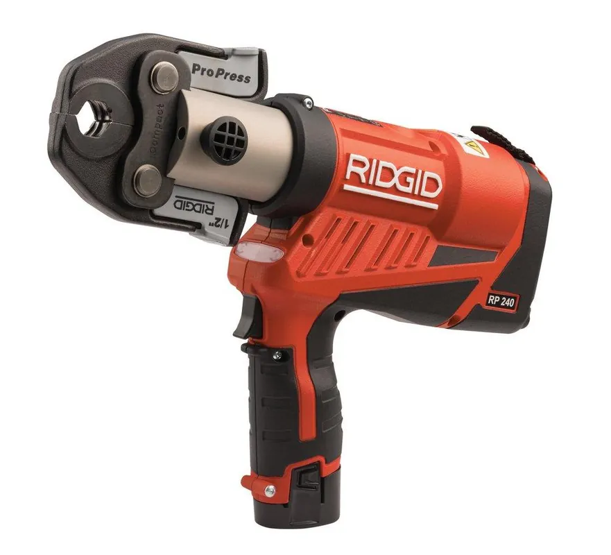 RIDGID 57398 ProPress RP 240 Press Tool Kit with 1/2 - 1-1/4 in. Jaws