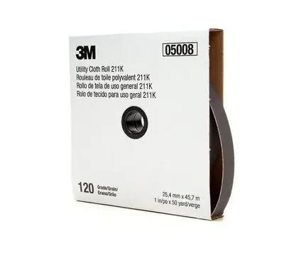 3M 7000118335 211K Utility Cloth Roll, 120 Grit