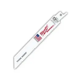 Milwaukee 48-00-5091 6 in. 8/12 TPI SAWZALL Blades (5 Pack)