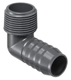 SK0440464-US20260702-105043-0 Spears 1413-010 Insert Elbow, 1 Inch, PVC, Insert x Male Threaded - Image 1