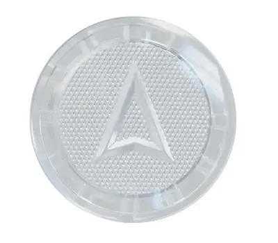 PFISTER 9413400 Acrylic Round Arrow Index Button Clear