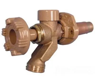SK0440509-US20260702-105043-0 Woodford 17P-14-MH Model 17 14 1/2 FPT x 3/4 MPT Inlet Anti-Siphon Wall Faucet w/ Metal Handle - Image 1