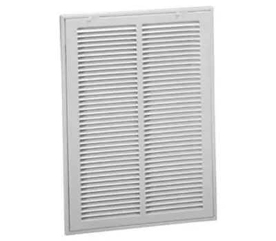 HART & COOLEY 6732412W 24 x 12 in Steel Return Air Filter Grille Bright White