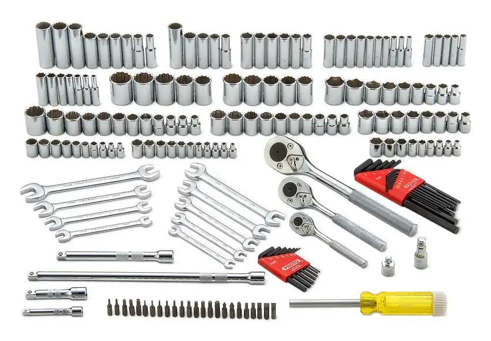 SK0440605-US20260702-105043-0 Proto J47184 Socket Wrench Set, 1/4, 3/8, 1/2 Dr, 184pc - Image 1