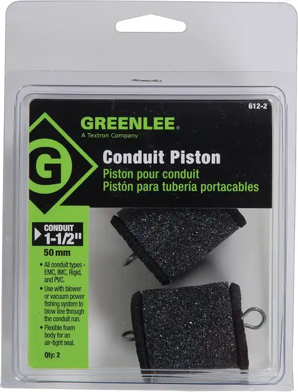 SK0440636-US20260702-105043-0 Greenlee 612-2 Conduit Piston, 1-1/2-Inch Conduit - Image 1