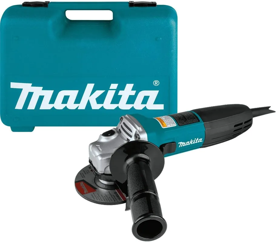 SK0440855-US20260702-105043-0 Makita GA4030K 4 Angle Grinder, 6 AMP, 11,000 RPM, case, no lock-off, lock-on - Image 1