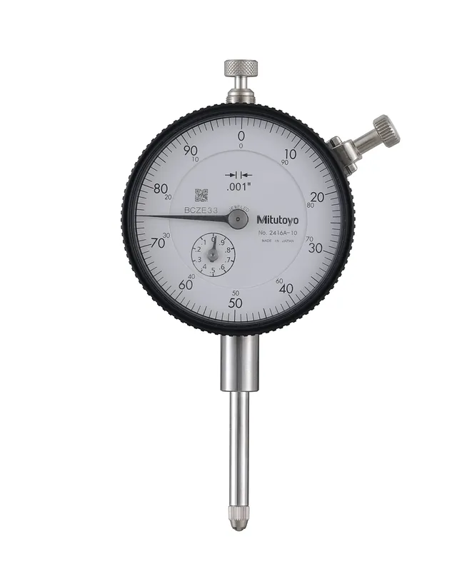 Mitutoyo 2416A-10 Dial Indicator DG .001 Grad, 0-1 Range