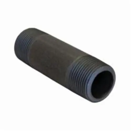 Anvil 0332614205 Pipe Nipple, 1/2 in x 1-1/2 in L, Steel, Black, SCH 80/XH, Seamless