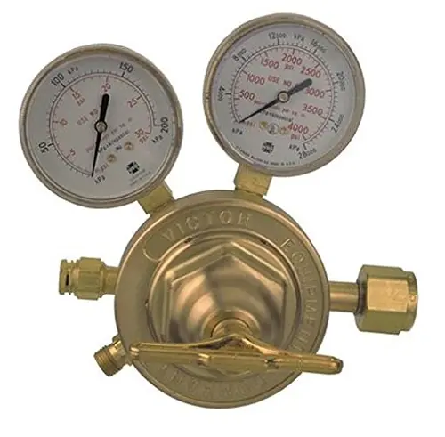 SK0441471-US20260702-105043-0 Victor 0781-0583 Gas Regulator, Single Stage, CGA-300, 2 to 15 psi, Use With: Acetylene - Image 1