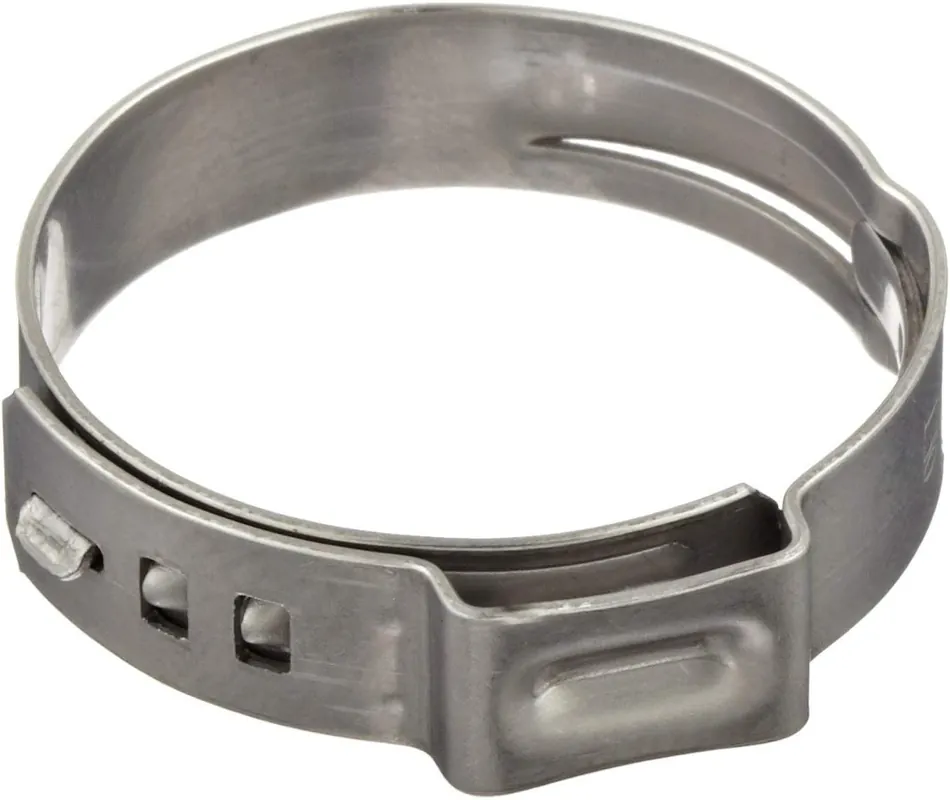 Oetiker 16700010 Stepless Ear Clamp One Ear 7 mm Band Width Clamp ID Range 10.8 mm (Closed) - 13.3 mm (Open) Pack of 100