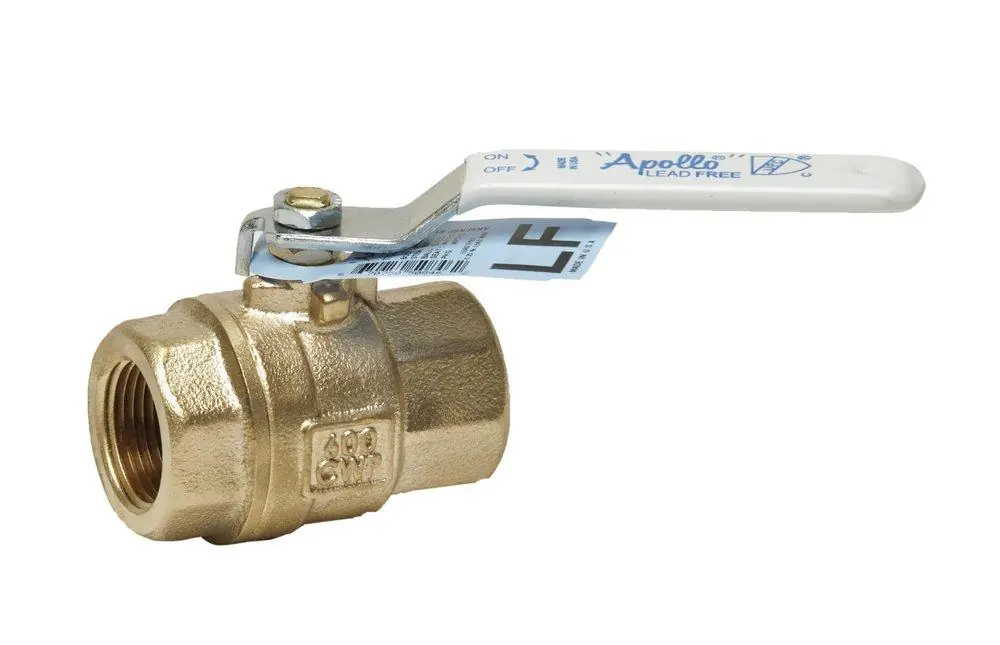 Apollo Valves 77CLF24301A 1/2 in. Bronze Full Port Solder 600# Ball Valve