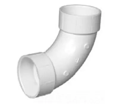 SK0441623-US20260702-105043-0 CHARLOTTE PIPE PVC003041000 3 in. Hub x Hub PVC DWV 90-Degree Long Sweep Elbow - Image 1