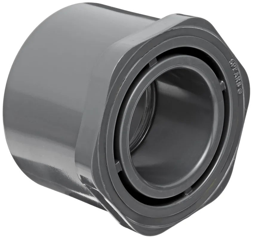 Spears 837-130 PVC Pipe Fitting Bushing Schedule 80 1 Spigot x 1/2 Socket