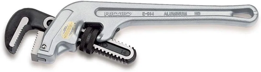 SK0442035-US20260702-105043-0 RIDGID 90117 E-914 Aluminum End Pipe Wrench, 14-inch Plumbing Wrench, Replacement MPN 90117 - Image 1