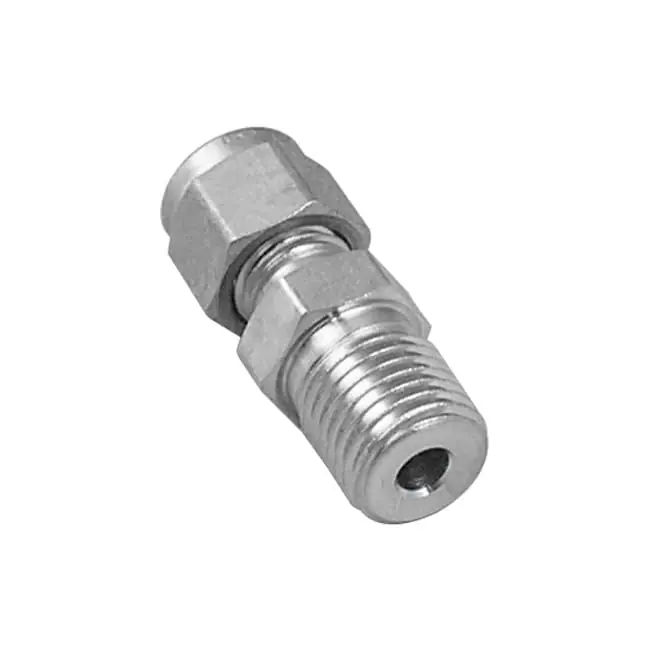 Tylok SS-8-DMC-6 Stainless 1/2 CBC Tube x 3/8 MNPT Straight Male Connector