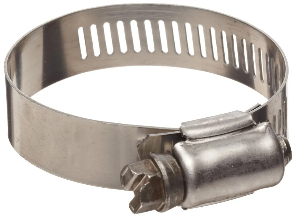 SK0442239-US20260702-105043-0 Precision Brand 35310 B24HS All Stainless Worm Gear Hose Clamp 1-1/16 - 2 Pack of 10 - Image 1