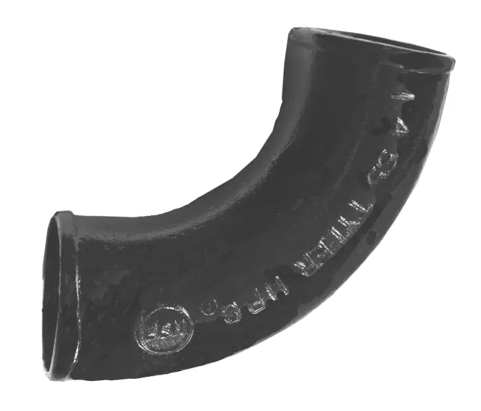 Tyler Pipe 007111 Short Sweep DWV Pipe Bend 2 in