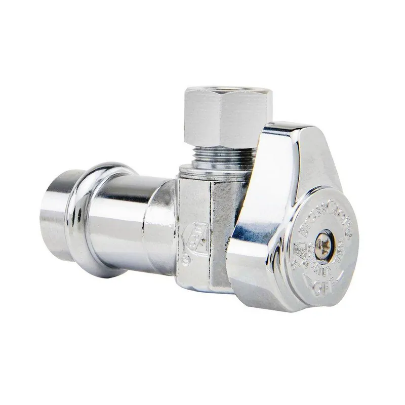 BrassCraft G2CP19XC1 1/2 x 3/8 in. Press x Compression Angle Supply Stop Valve