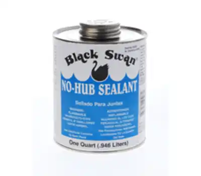 BLACK SWAN 04085 No-Hub Adhesive Sealant Amber 1 qt. Replacement MPN