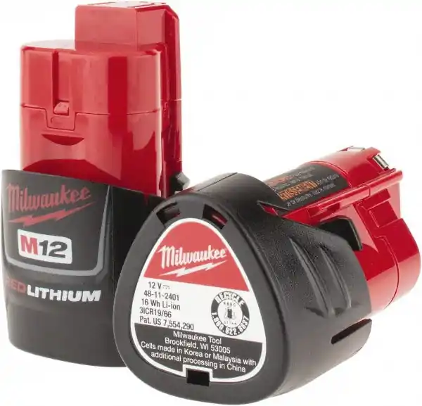 SK0442429-US20260702-105043-0 Milwaukee 48-11-2411 M12 REDLITHIUM Compact Battery 2-Pack - Image 1