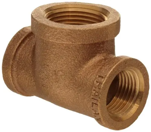 Merit Brass X106-161612 Brass Pipe Fitting 125 lb (1 x 3/4 x 1) None