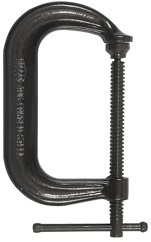 Bessey CDF406 6 In. Black Oxide Spindle Drop Forged C Clamp