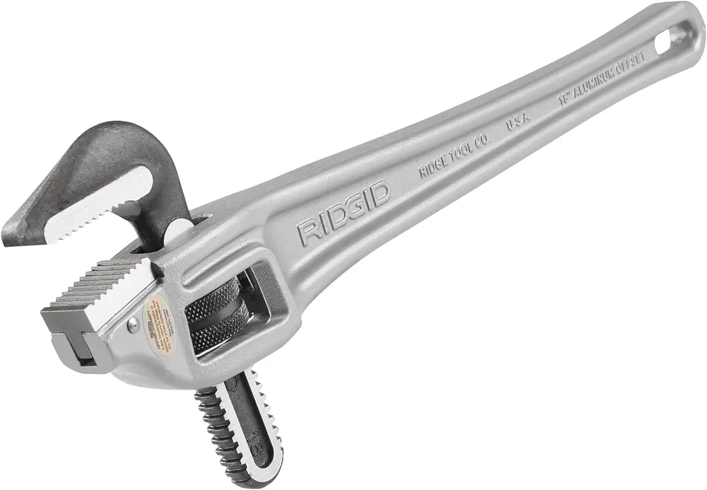 SK0442914-US20260702-105043-0 RIDGID 31125 18 Aluminum Offset Pipe Wrench - Image 1