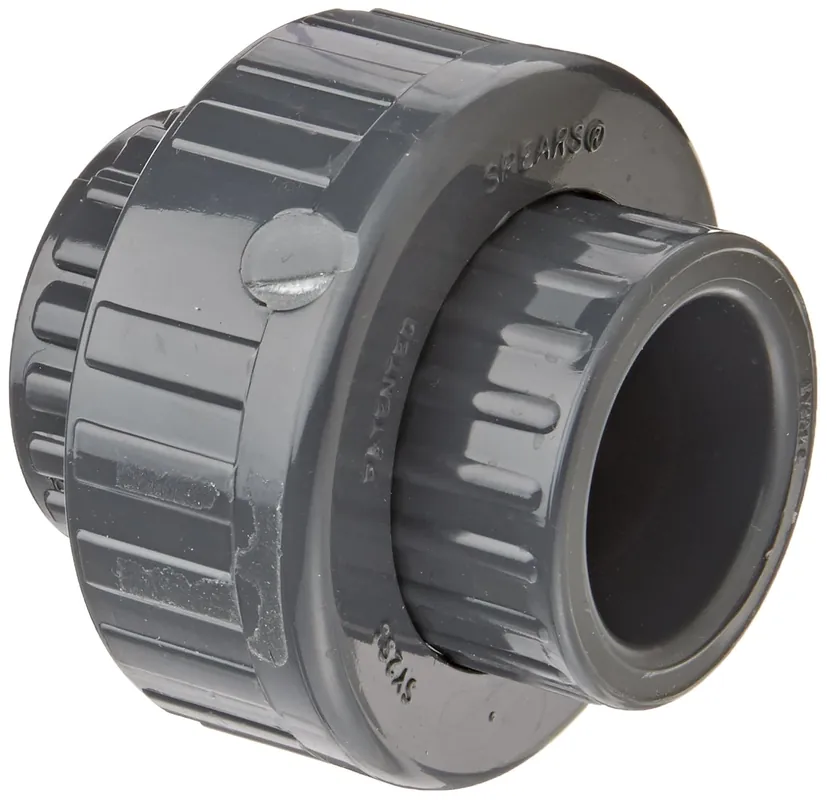 SK0442982-US20260702-105043-0 Spears 857-010 PVC Pipe Fitting Union with Viton O-Ring, Schedule 80, Socket - Image 1