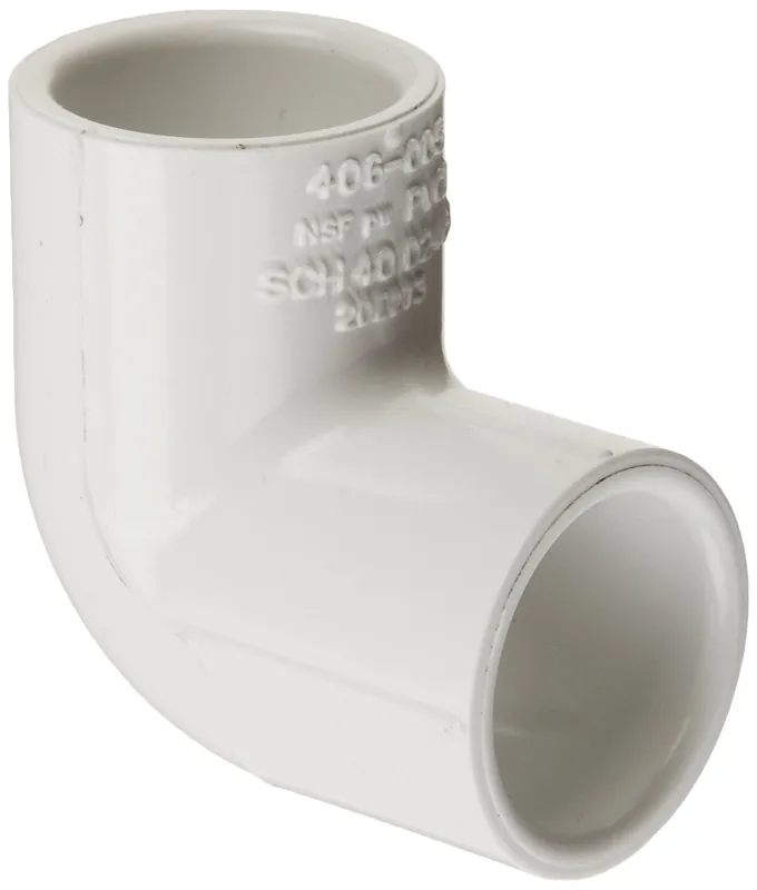 SK0443206-US20260702-105043-0 Spears 406-080 90 Degree Elbow 8 Inch PVC Schedule 40 Socket - Image 1