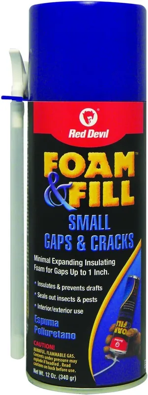 SK0443246-US20260702-105043-0 Red Devil 0913 Foam & Fill Small Gaps & Cracks Expanding Polyurethane Sealant 12 oz - Image 1
