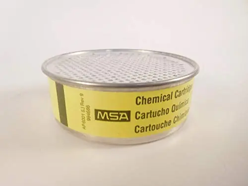 MSA 46727 Organic Vapor Cartridge Capacity Volume Standard Yellow