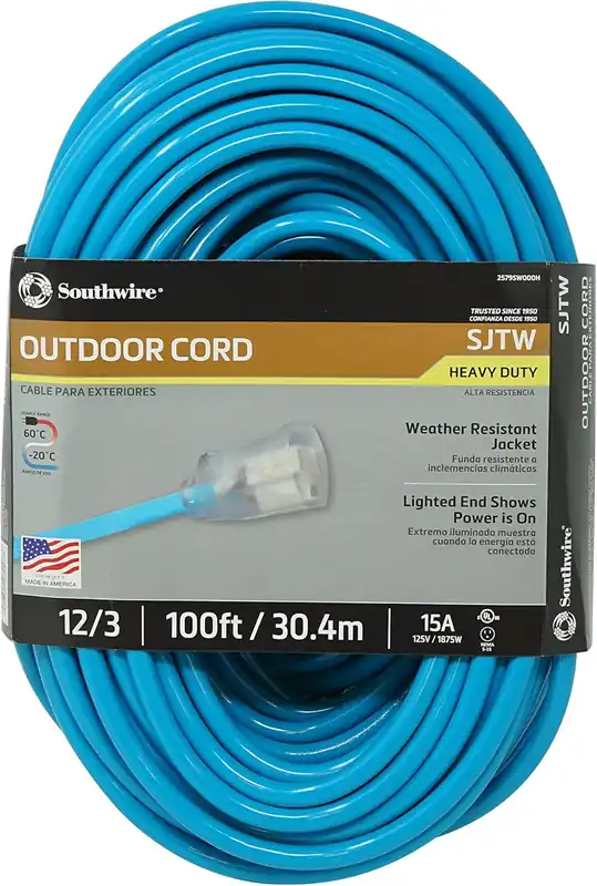 SK0443634-US20260702-105043-0 Southwire 2579SW000H Ext Cord, 100-Foot, Blue - Image 1