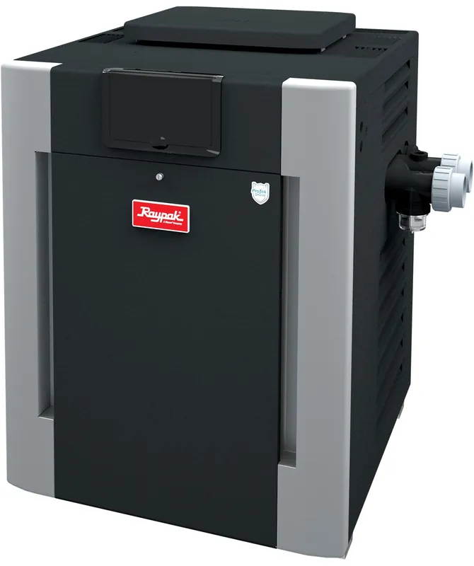 Raypak 014939 P-R266A-EN-X Digital Electronic Ignition Natural Gas Heater 266,000 BTU