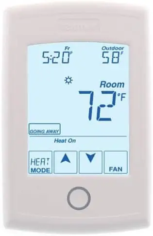 Tekmar 554 tekmarNet Thermostat - One Stage Heat, One Stage Cool, Fan