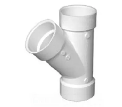 SK0443884-US20260702-105043-0 CHARLOTTE PIPE PVC006001000 2 In. Hub X Hub X Hub PVC 45-Degree Wye - Image 1
