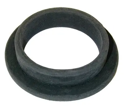 GENE RICH W363 1 x 3/4 in Black Rubber Flanged Spud Washer