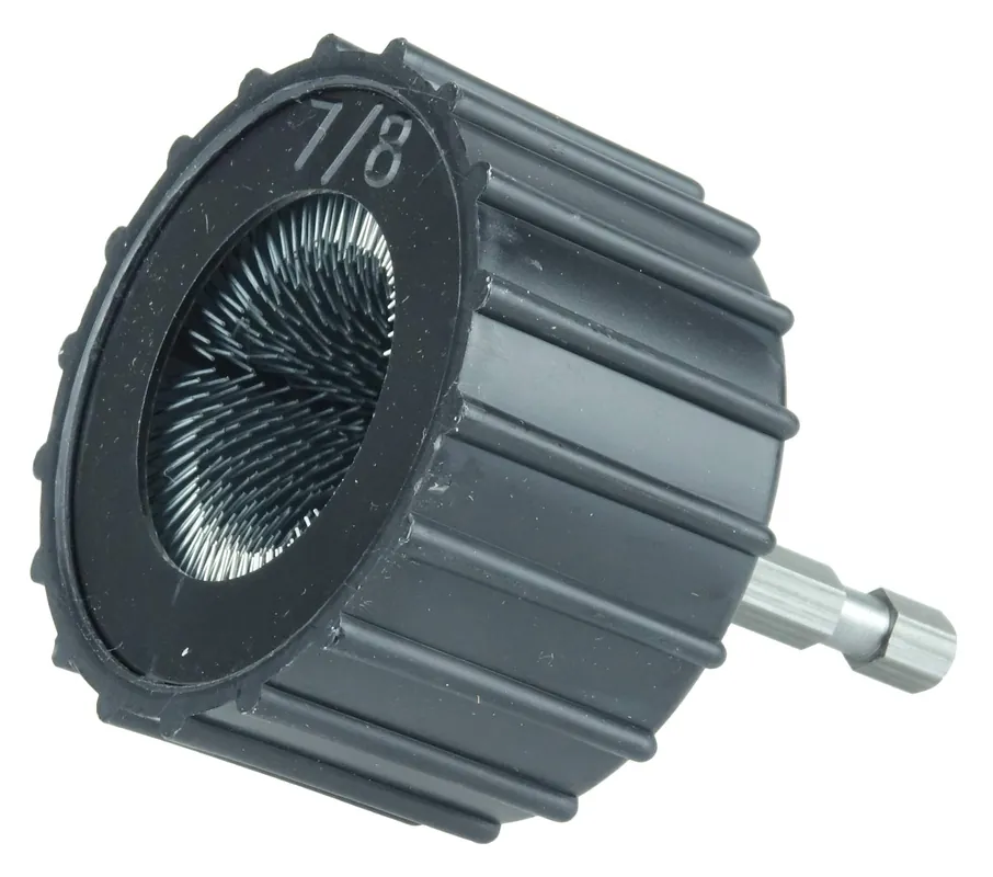 Weiler 44738 External Tube Fitting Brush 7/8 O.D. 1/4 Stem