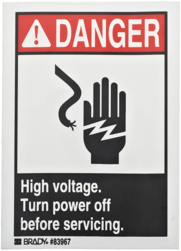 SK0444183-US20260702-105043-0 Brady 83967 Sign Danger 3-1/2 Height 5 Width Replacement MPN - Image 1