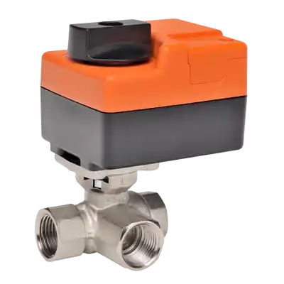 Belimo B312+TR24-3 CCV 0.5 3 Way 3 Cv w/ Non-Spg 24V Floating