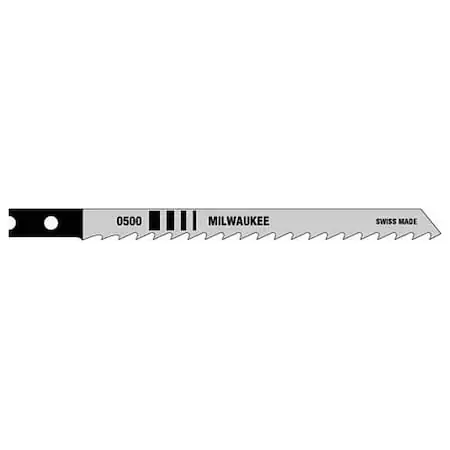Milwaukee 48-42-0500 4 in. 6 TPI High Carbon Steel Jig Saw Blade 5PK