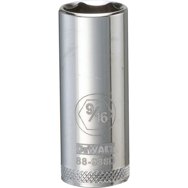 SK0444317-US20260702-105043-0 DeWalt DWMT88988OSP 6 Point 3/8 Drive Deep Socket 9/16 SAE - Image 1