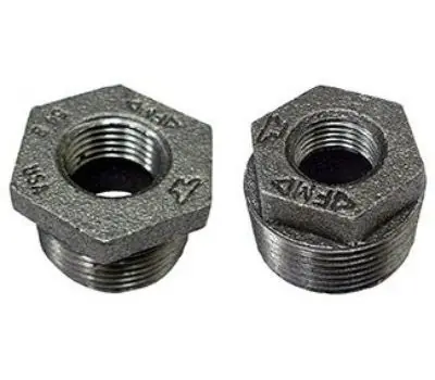SK0444475-US20260702-105043-0 Anvil 0318907763 2 in. Male x 1 in. Female Black Cast Iron Inside Hex Reducing Bushing - Image 1