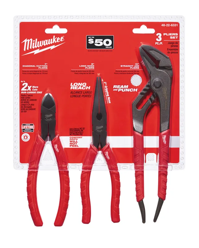 SK0444484-US20260702-105043-0 Milwaukee 48-22-6331 3-Piece Pliers Kit - Image 1